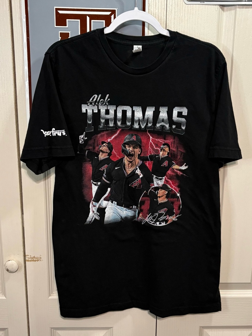 Alek Thomas Graphic Baseball T-Shirt - Black